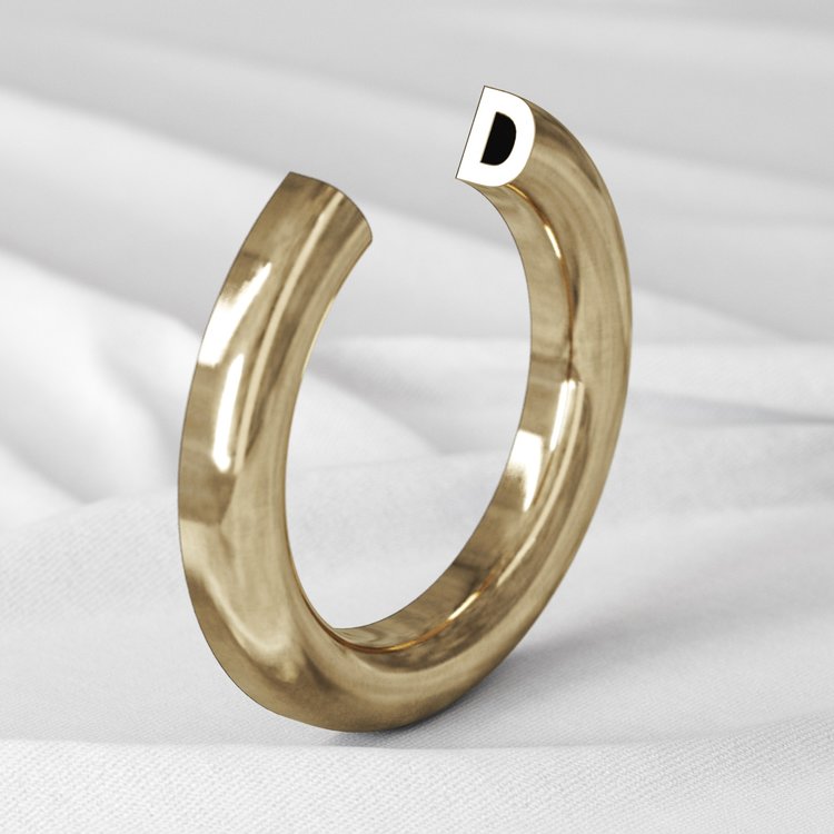 Alfabet ring D