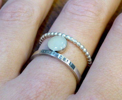 Balletjes ring MET MOEDERMELK