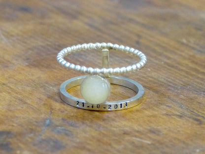 Balletjes ring MET MOEDERMELK